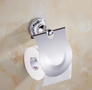 Toiletpapierhouders Chrome Roll Tissue Holder koper/messing badkamerorganisatoren geslagen