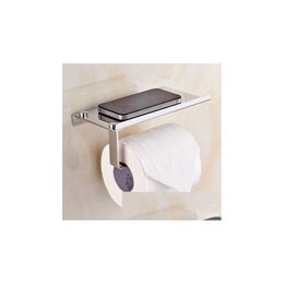 Porte-toilettes conception de papier 1 pc en acier inoxydable 304 Porte-téléphonie mobile roule