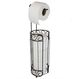 Porte-papier toilette support et distributeur design Bronze 230919