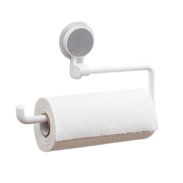 Titulaires de papier toilette Freshtour Cuisine Porte-serviettes Vis auto-adhésifs Sous-étagère Mur Armoire Salle de bain Durable Stable Blanc