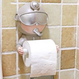 Toiletpapierhouders grappige schattige duikerrol houder huis tissue stand decor punch gratis 221207
