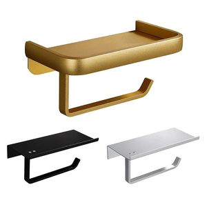 Toiletpapierhouders Gouden Toiletrolhouder Hanger Wandplanken Badkamerorganisator Opslag Wasruimte Hardware Servetrek Wc Accessoires Meubilair 231124