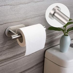 Supports de papier toilette support accessoires de salle de bain mural en acier inoxydable.