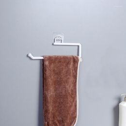 Porte-papier hygiénique porte-rouleau de serviette de salle de bain auto-adhésif pour cuisine AC889