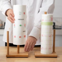 Toiletpapierhouders nanmu handdoekrek houten accessoires voor keuken- en badkamerrol apparatuur huishoudelijke houder