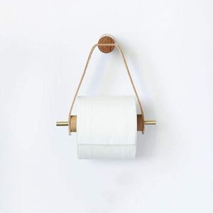 Toiletpapier Houders Nordic Handdoek Dispenser Houten Roll Houder voor Badkamer Contact Huishoudelijke Opslagrek P1