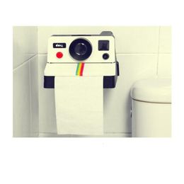 Toiletpapier houders retro filmcamera vorm geïnspireerd creatieve tissueboxen buis rolhouder doos badkamer accessoires 221207