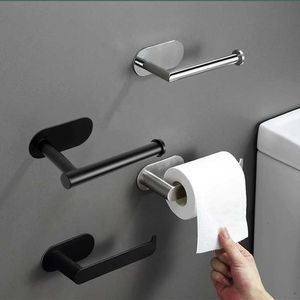 Toiletpapierhouders Zelfaanslag Toiletpapier Holder Wandbevestiging voor badkamer keuken zilver goud zwarte handdoek opslagstandaard roestvrijstalen tissue rack 240410