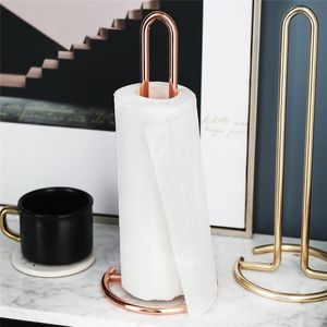 Toilet Paper Holders Stainless Steel Roll Towel Holder Kitchen Bathroom Tissue Stand Dining Table Vertical Napkins Rack Storage Shelf