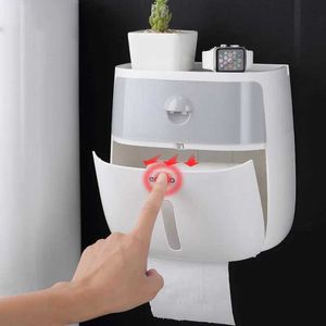 Toiletpapierhouders Toiletpapier Rollhouder Papieren handdoekhouder Wand gemonteerd WC Roll Paper Stand Case voor toilet badkameraccessoires 240410