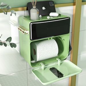 Toiletpapierhouders Waterdichte toiletpapierrolhouder Papieren handdoekhouder Wandmontage Wc Paper Stand Case voor toiletpapier Badkameraccessoires 230607