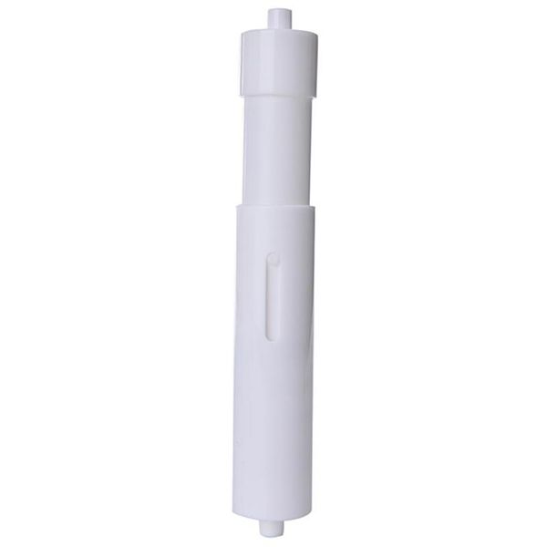 Porte-papier hygiénique en plastique blanc Porte-rouleau de remplacement Rouleau Insert Spindle Spring275C