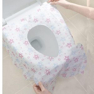 Toiletstoelhoezen 10/20 stcs Wegwerpafdekking Mat Extra groot draagbaar papierveiligheidskussen voor reiskampeerbadkamerbenodigdheden