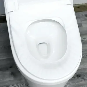 Toiletbrekomslagen 10 stige wegwerpveiligheid Niet-geweven kussen draagbare reis elmat badkamer thuis toegang