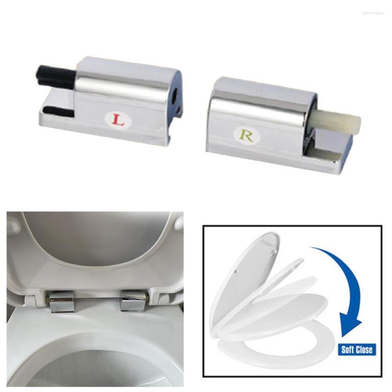 Toilet Seat Covers 1pcs Hinge Lid Hinges Cover Mounting Fixing Connector For Bathroom Universal Replacement Soft Close