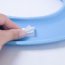 Toiletbrekomslagen 1 stks sticker schuimomslag siliconen waterdichte pasta type wasbare verdikking