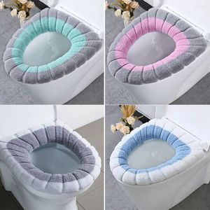 Toiletstoelafdekkingen 1 stks Universele badkamerbedekking Hoogwaardige Acryl Soft Warmer Washable Mat Pad Cushion Toegang