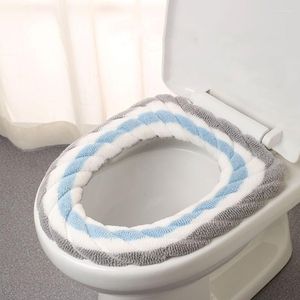 Toiletbrekafdekkingen 2 pc's thuisbedekking comfortabel ademende zacht dik spiraalpatroon gemakkelijk schone wasbare badkamerbenodigdheden