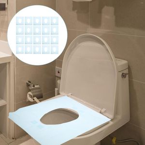 Toiletstoelbedekkingen 20 stks reisaccessoires wegwerpplatform kinderen zindelijkheidstraining dekmantel liners