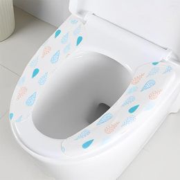 Toilet Stoelhoezen 2X Cover Kussen Veelkleurige Huishoudelijke Accessoires Volwassen Pluche Zelfklevende Warm Pad Gemak Zetels Warmer