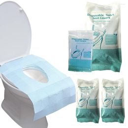 Siège de toilette couvre 30 feuilles camping pour pot voyage taille formation sécurité tampon jetable imperméable