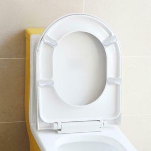 Housses de siège de toilette 4 pièces tampons antichoc universels tampons hygiéniques pour la maison entretoises de salle de bain Silicone adhésif fort tampon de protection