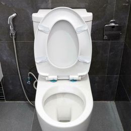 Housses de siège de toilette 4 pièces universel tampon transparent antichoc hygiénique pare-chocs fort adhésif Silicone pièces de rechange protection