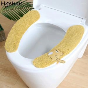 Cubiertas de asiento del inodoro cubierta accesorios de baño de baño cojín portátil de lavabo universal portátil estera de cierre tapa de la piel con la piel