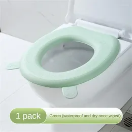 Housse de siège de toilette, pratique, Style oreilles de lapin, coussin quatre saisons, imperméable, joli, facile à nettoyer, pâte de Gel de silice