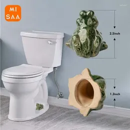 Couvertures de siège de toilette Artisanat Ornements Bolt Cover Animal Accessoires de grenouille