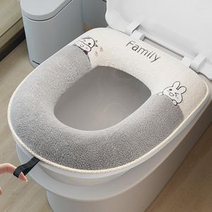 Toiletbrekomslagen kussen huishouden winter pluche dikke dikke vier seizoenen universele waterdichte wasmachine pasta cover