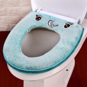 Toiletstoelbedekkingen kussen huishoudens ritsingstype dekbedekking universele badkamer accessoires sets verdikte fundas para cojines