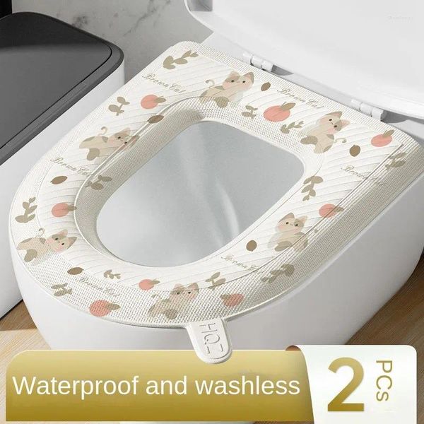 Housses de siège de toilette, coussin imperméable, piège d'été, quatre saisons, universel, lavable, tapis domestique pouvant être lavé