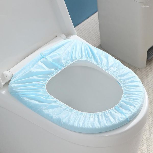 Siège de toilette couvre coussin jetable Double couche couverture élargie voyage Portable maternité papier