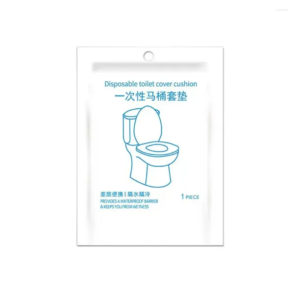 Couvercles de siège de toilettes Cover en papier jetable Protecteur Camping Travel Travel Salle de bain ACCESSOIR