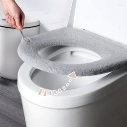 Toiletbrilhoezen ECOCO Kussen Huishoudelijke Waterdichte Winterhoes Pakking Vierseizoenen Universeel Verdikt Wasbaar Pad