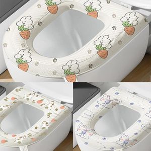 Toiletbrilhoezen EVA waterdichte hoes wasbaar verdikt cartoon print mat badkamer universeel