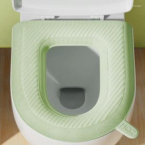 Housses de siège de toilette EVA, coussin imperméable en forme de U, lavable à la maison, anneau sans lingette, housse universelle de salle de bain
