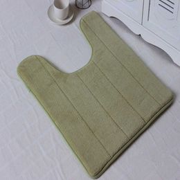 Toiletbrilhoezen Huishoudelijke trage rebound U-vormige waterabsorberende matten Badkamer Wc-matten Keukenmatten Wc-vloermattenHKD230825