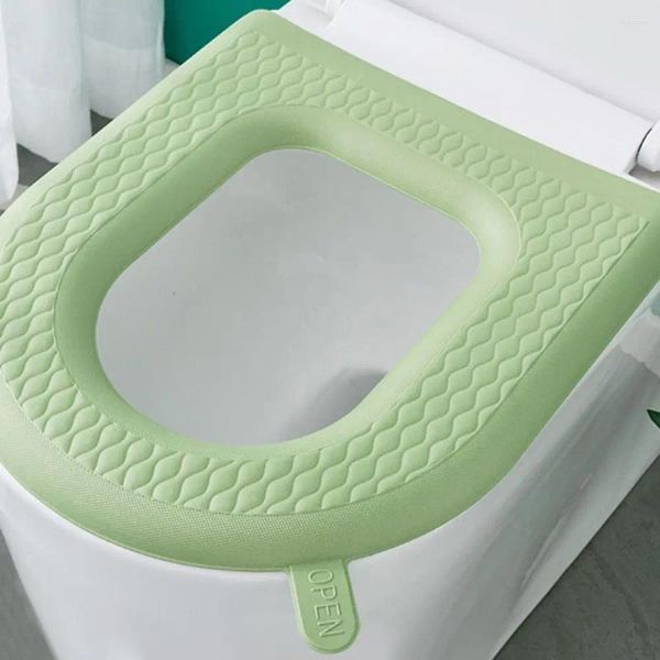 Housses de siège de toilette, housse de coussin en Silicone étanche pour la maison, accessoires de salle de bain, coussin