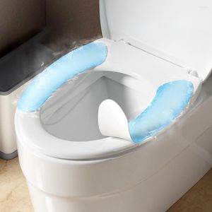 Toiletbrilhoezen Ijs Zijden Matten Wasbaar Gezondheid Kleefmat Cover Pad Zomer Cool Touch Huishoudelijk Herbruikbaar Zacht Sneldrogend