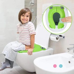 Toiletstoel Covers Portable Kids Travel Posty Pad Baby Vouw trainingsomslag Peuter Urine Assistant Kussen Kinderen Pot Seaer