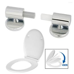 Toiletbrilhoezen Soft Close-scharnieren Langzaam neerlatende scharnier Zinklegering Vertraging Landing Cover Set Intelligent onderdeel