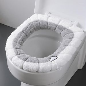 Toiletstoelhoezen verdikte pluche O-type pad Nordic Universal Cover Ring Cushion