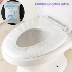 Toiletstoelhoezen reiswijdbare mat waterdicht papieren pad voor reis/kampeer badkameraccessoires