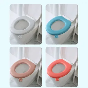 Toiletbrekafdekkingen Universal Cover waterdicht met flip deksel Handgreep kussen verdikt eva mat pad home badkamer badkamer