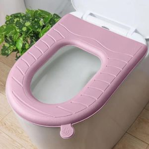 Siège de toilette couvre couverture universelle EVA souple réutilisable avec poignée Closestool tapis plus épais coussin imperméable lavabo