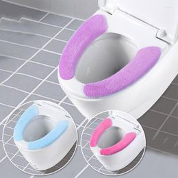 Toiletstoelbedekkingen Universele stickers kussen kussenpad Pasta wasbare huishoudelijke badkamer deksel dekmat