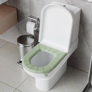 Toiletstoelbedekkingen Waterdichte deksel draagbaar kussen met hangende past bij de meeste normen voor thuisreizen/camping badkamer Accessiories