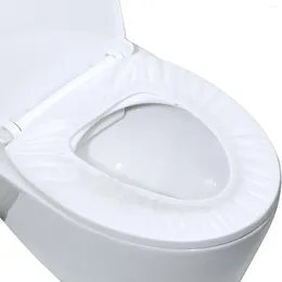 Toiletstoel Covers Wikhostar 50 stks reisveiligheid papier pads Wegwerp deksel Mat draagbare waterdichte kussen badkamer